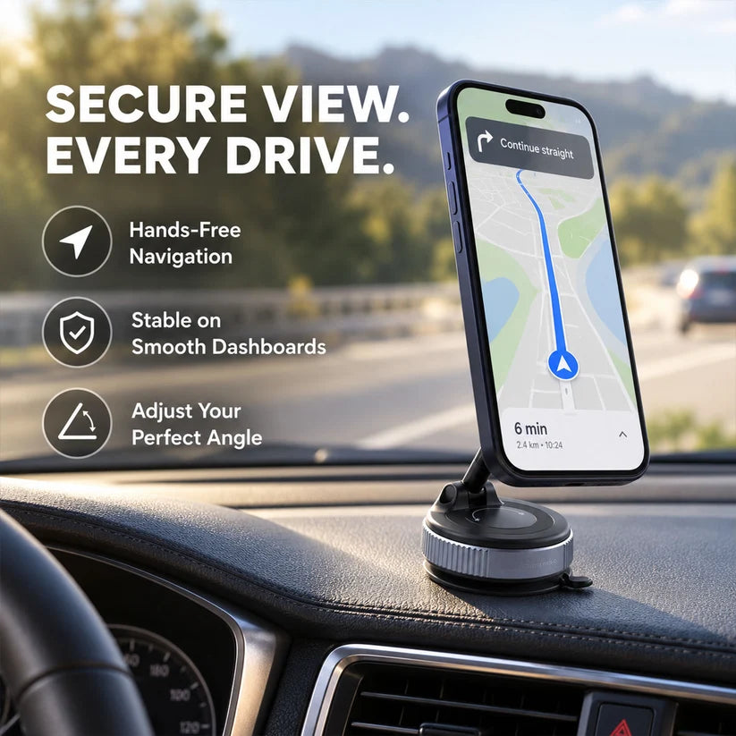 MagLock Vortex  Magnetic Vacuum Phone Mount