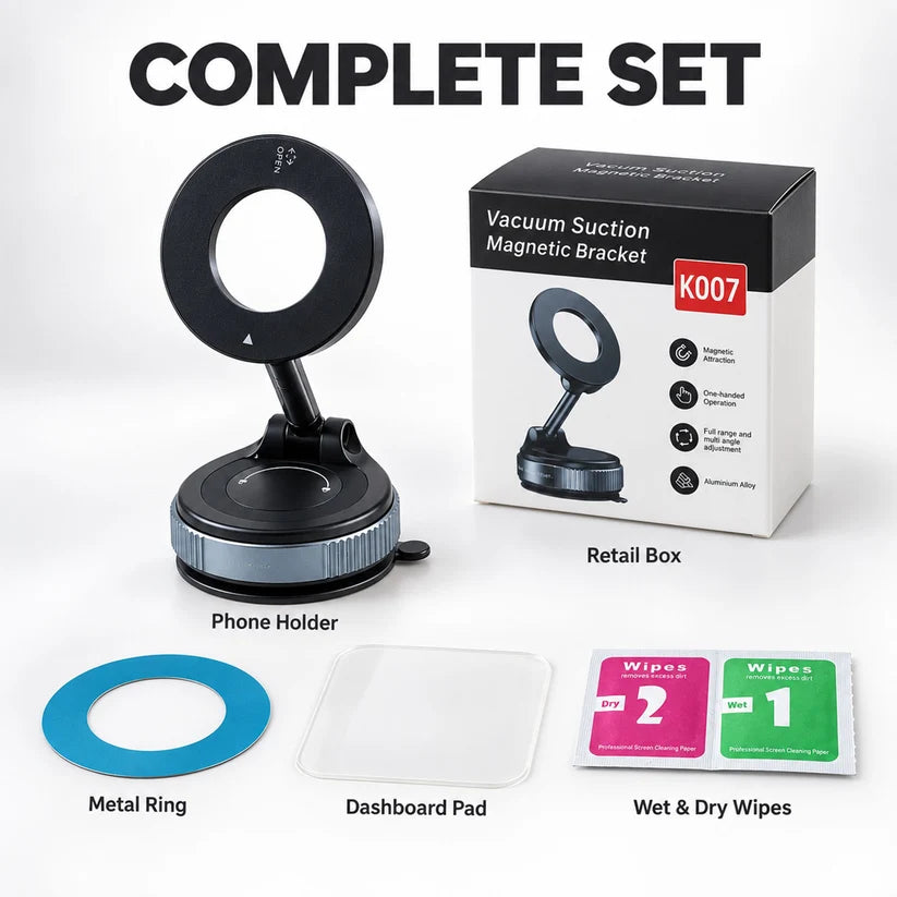 MagLock Vortex  Magnetic Vacuum Phone Mount